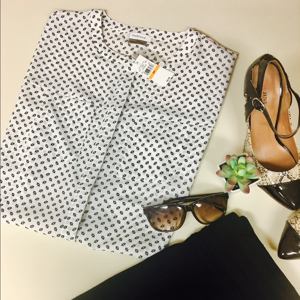 Van Heusen black&white patterned gorgeous …